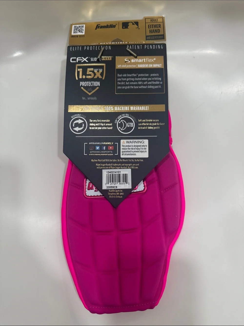 Franklin Women's Pink CFX Protective Sliding Glove